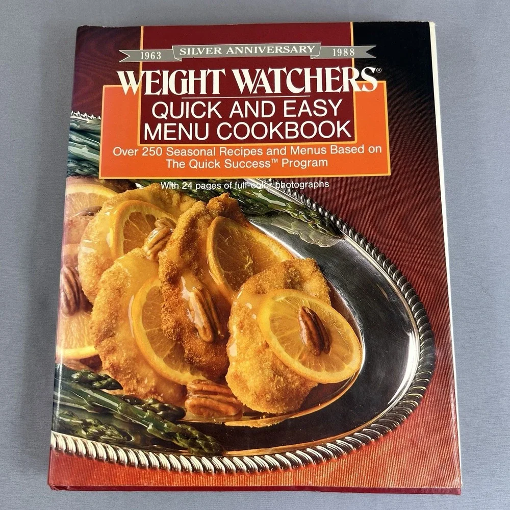 Weight Watchers Quick and Easy Cookbook Hardcover Recipe Book